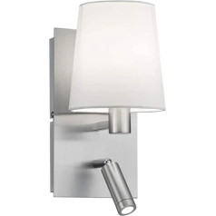 Trio Leuchten Marriot Wall Light Metal Matte Nickel