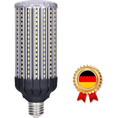 Wenscha E40 LED Ferrous Compact Fluorescent Bulbs (CFL), 100 W, Warm White, 3000 K, Super Bright Industrial Lamp for Indoor and Outdoor Use, Super Energy Saving 10000 lm Lamps with Long Life