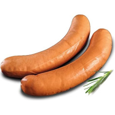 BÜFFEL BILL Buffalo Cracker 8 Pieces of 120 g | Crisp Bock Sausage Made of Juicy Water Buffalo Meat According to Traditional Recipe I Strong Taste & Spicy Aroma