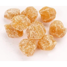 Naturkost Schulz - Organic Ginger Pieces Sugared, No Flavouring, No Dyes, No Preservatives (1000 g)