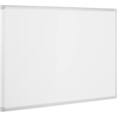 Bi-Office Earth - Umweltfreundliches Whiteboard, mit Aluminiumrahmen und Stifteablage, Magnettafel, Emaillierte Premiumoberfläche, 90 x 60 cm