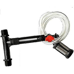 Suinga Venturi Fertiliser Injector, 50 mm Diameter 1 1/2 Inch with Flow Meter, Fertiliser Flow Rate 200 to 1020 Litres, Pressure from 1 to 5.5 Bar