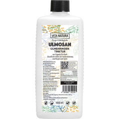 Vita Natura Ulmosan Elm Bark Tincture Ready to Use from Slippery Elm Bark, 1 Litre, for Horses