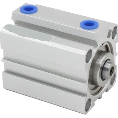 Pneumatik-Luftzylinder, 63 -mm -Serie Pneumatische Kompaktluftzylinderbohrung bis 5 10 15 20 25 30 35 mm Hub hochwertiger Doppel -Schauspielzylinder für automatische Ausrüstung (Color : SDA63X20, SI