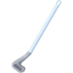 POLICK Toilettenbürste zur Wandmontage, Haushaltsreinigungsbürste, Werkzeuge, Badezimmer-Utilities, Keine Toten Winkel, leicht zu reinigen, 1 Stück mit Halter (Size : Blue Brush)