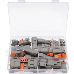 202pcs Series Waterproof Wire Connector Kit DTM06 2/3/4/6/8/12 Pin Car Electrical Automotive Connector Truck Harness