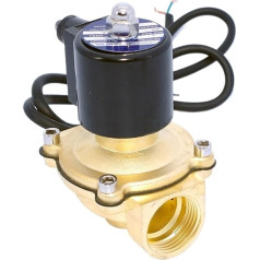 2/2 DN32 Magnetventil, Wasser, 24 V, 220 V, normalerweise geschlossenes Messingventil für Unterwasser (2A-32EPDM, BSP_24VAC)