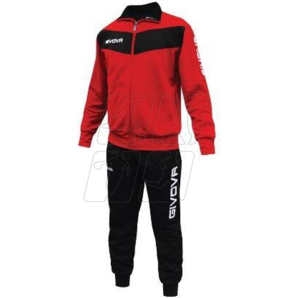 Tuta Visa treniņtērps TR018 1210 sarkans/ melns / XS