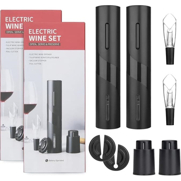 Electric Wine Bottle Opener, Electric Corkscrew, Automatic Bottle Opener, Cordless Wine Opener