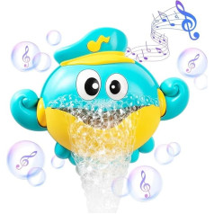 Morofme Octopus Bath Toy, Bubble Bath with Music, 1000+ Bubbles per Minute, Children's Bath Toy, Water Toy, Gifts for Toddlers Aged 1, 2, 3, 4, 5, 6 Years