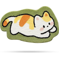 Cute Bath Mat for Bathroom Non-Slip Soft Bath Mat for Showers Cute Plush Microfibre Super Absorbent Plush Rug for 50 x 80 cm