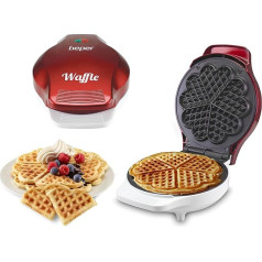 Beper Waffle Maker, Red