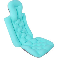 Fenteer Full Body Bathtub Pillow, Back Support, Breathable Bathtub Accessories, Bath Pillow for Adults, Non-Slip Bath Pillow Mat, Headrest for, Blue
