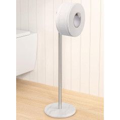 KES Free Standing Toilet Paper Holder with Natural Marble Base 26