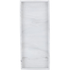 Silicone Tray Silicone Storage Tray Silica Gel Kitchen Sorting Plate Cosmetic Organizer Tray for Bathroom Dressing Table Marble Color Large