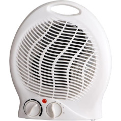 2000W Fixed Fan Heater 2 Speeds White