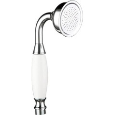 Skybath Brass Shower Head Traditional Victorian Style Handheld Shower Sprayer Chrome Polished