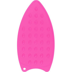 sourcing map Silicone Iron Pad Multipurpose Iron Heat Resistant Iron Pad Plate for Ironing Board Heat Resistant Steam Mat Fuchsia