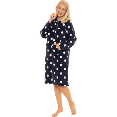 Suzy & Me Ladies Luxury Fleece Hooded Zip Dressing Gown