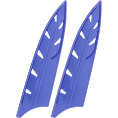sourcing map Knife Cover Sleeves, 8.7 x 2 inch, PP Knife, Edge Guard, Blade Guard, Universal Knife Sheath for Home, Kitchen, Blue, 2 Pack