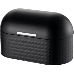 Posten Anker Design I Bread Bin Bread Box Bread Boxes Retro I Storage Baked Goods I Keep Fresh (Retro Black)