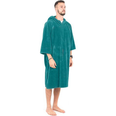 Lifeventure Towel Changing Robe | Lightweight, Warm, Stretchy Poncho with Hood for Surfing, Swimming, Camping