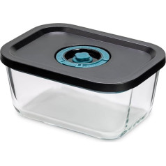 Tognana Avantspace Rectangular Storage Box 0.80 L with Lid, Glass, Transparent