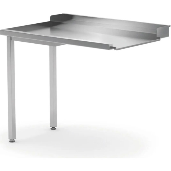 Trauku mazgājamās mašīnas izkraušanas galds 1000 x 700 x 850 mm - kreisais