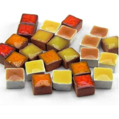 Mosaic-Minis (5x5x3mm), 5.000 pieces, mix orange, MXOR