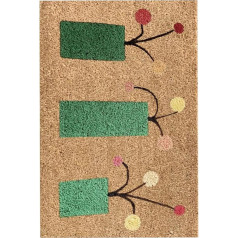 Summer Door Mat Outdoor Watermelon Pattern Entrance Door Halo Summer Home Decor Non Slip Indoor Outdoor 16x24 Inch