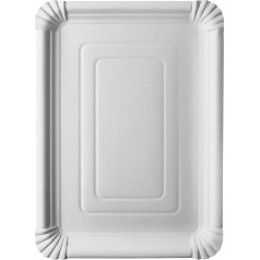 Papstar Pure 11100 125 Cardboard Tray Rectangular 24 x 33 cm White