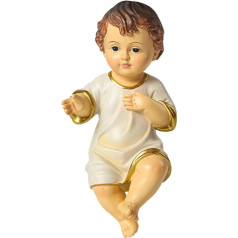 Abaodam 1pc Religious Sacred Ornament Jesus Figure Shelf Decor Item Mini Gifts Baby Jesus Statue Figure Baby Jesus Figure for Nativity Scene Desktop Gifts Resin White Church Decoration