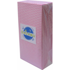 DADAWU Wiederverwendbare Mehrzweck-Reinigungstücher, Geschirrtücher, Allzwecktücher, praktische Reinigungstücher (rot, 50 Stück)