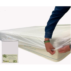Tencel 150 Waterproof Breathable Mattress Protector, White (150 x 200 cm)