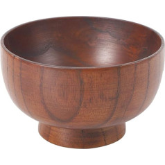 Wooden Salad Bowl, Handmade Jujube Bowls, Dessert Salad, Fruit Soup, Snack, Rice, Cereal, Pasta, Nuts, Biscuits, Bowls, Serving Bowls, Home Kitchen Decoration (L 14 cm)