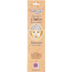 Berk - Incense Sticks - Chakra Line - Crowns - Chakra (Sahasrara) - Chakra Line - 10 Packs