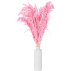 sourcing map 10 x Pink Pampas Grass Decorations 17