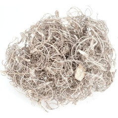 NaDeco Curly Moss Frosted White 50g Curlymoos Tillandsia Moss Decorative Moss Craft Moss Decorative Moss Craft Moss for Crafts