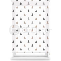 Blindecor Formas Mountain Transparent Roller Blind with Digital Print 110 x 180 cm (W x H) Fabric Size 107 x 175 cm Digital Printed Roller Blind