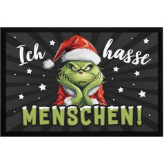 MoonWorks® Grinch Christmas Doormat with Anti Saying 