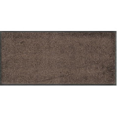 wash+dry Doormat Brown 35 x 75 cm, Washable for Indoor and Outdoor Use