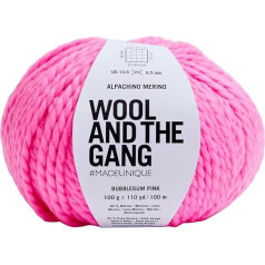 Wool & The Gang Bubblegum Pink Yarn - 100g