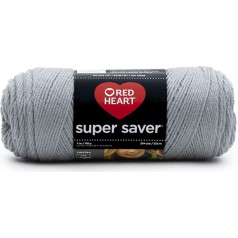 Red Heart super saver yarn.