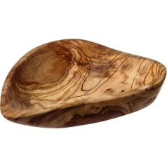 Naturally Med NM/OL283 Heart Shaped Dish, Brown