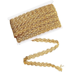 SEWACC Gewellte Paillettenspitze stickerpappier stich ornaments Verzierungen Schmuckband schuh schmücken Multifunktions-Bastelbesatz Zuschneidbarer Kostümbesatz DIY handwerk trimmen links