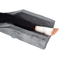 MKS Vein Cushion - Vein Wedge Leg Rest Cushion Made of Foam with Washable Cover - Leg Raising Cushion for Injuries or After Surgery