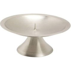 NKlaus 10727 Disc Chandelier Diameter 13 cm Brass Silver Candle Holder Matt Altar Lamp with Pin