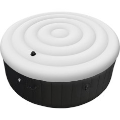 VniYors Whirlpool Cover Round, 1.35 m Inflatable Pool Cover, Rainproof and Tear-Resistant, Inflatable Whirlpool for Outdoor Area, Whirlpool Accessories (135 cm)