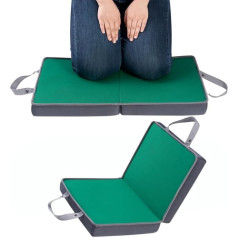 OFiSEXPT Garden Knee Pads, Knee Pads, Garden Knee Support Board, Work Floor Mat, Memory Foam Knee Pads for Bathing, Yoga (Grey and Green)
