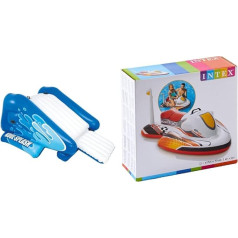 Intex 58849 - Inflatable Water Slide, 135 x 81 x 50 Inches & 57520NP - Wave Rider Ride-On, 117 x 77 cm
